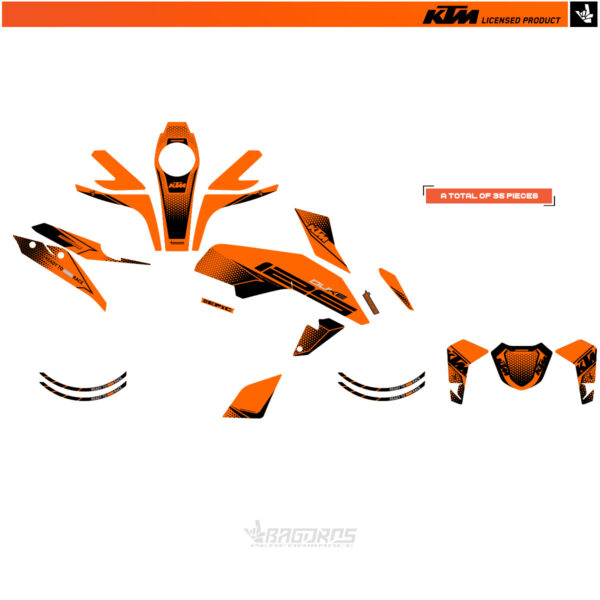 Sticker kit EPIC orange