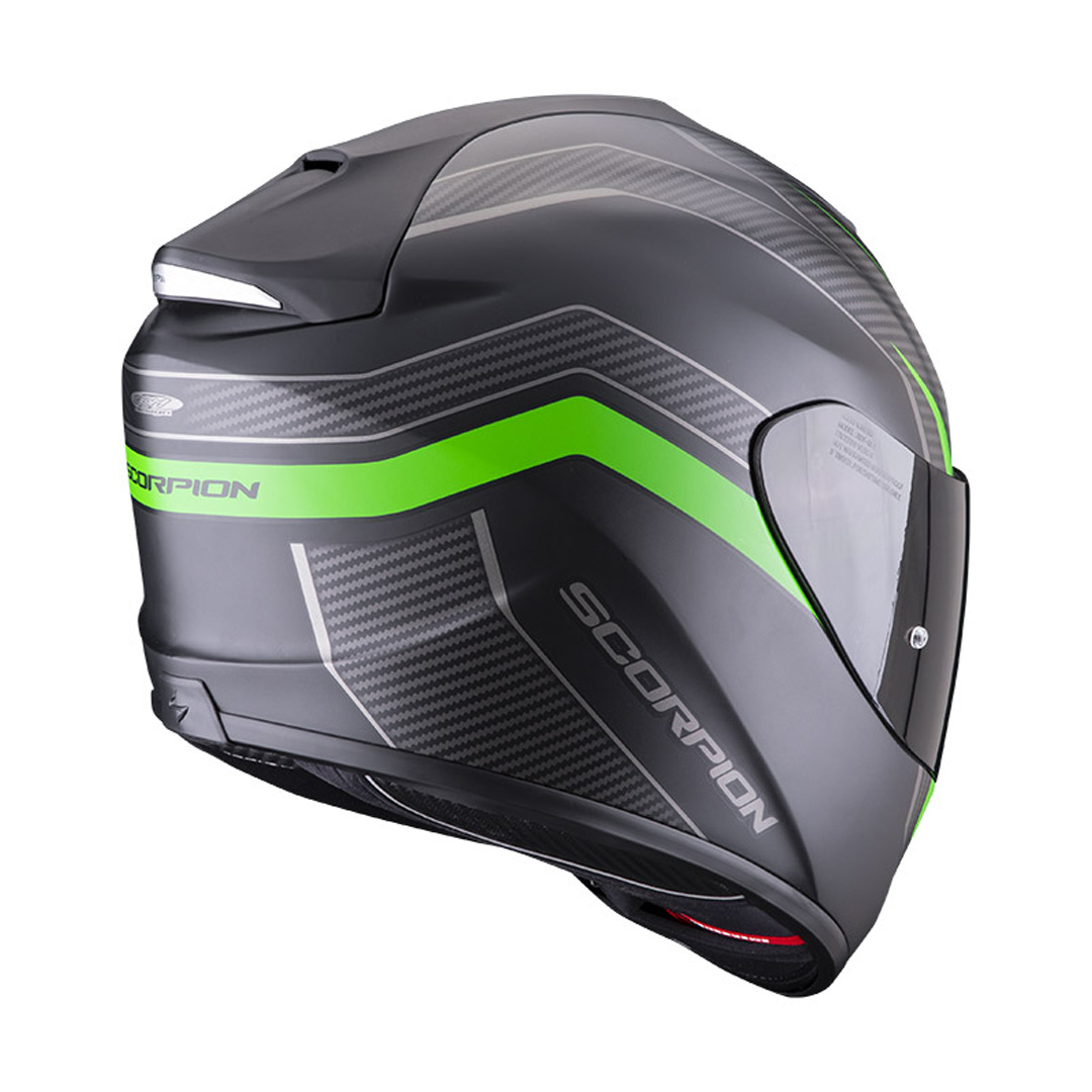 Helmet Scorpion EXO-1400 AIR FORTUNA Matt Black-Green