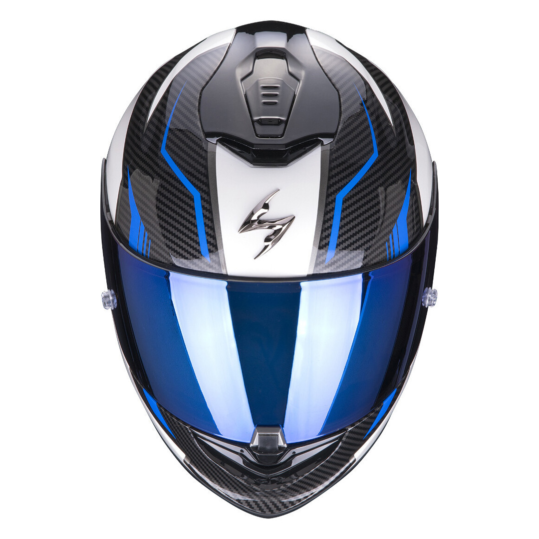 Helmet Scorpion EXO-1400 AIR FORTUNA White-Blue