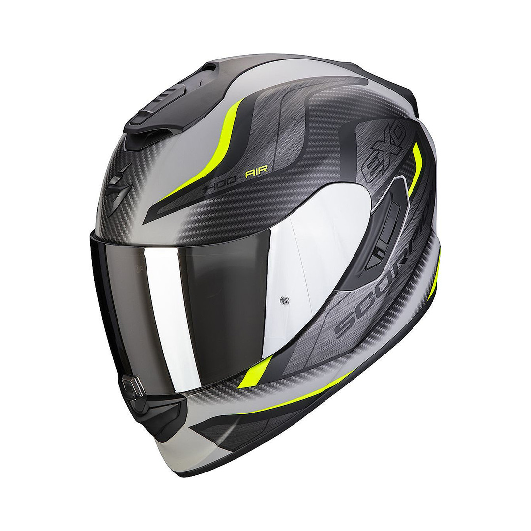 Helmet Scorpion EXO-1400 EVO Air ATTUNE Gray - Yellow