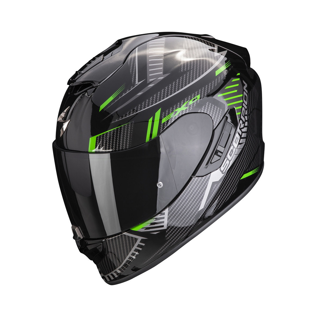 Helmet Scorpion EXO-1400 EVO Air SHELL Black - Green