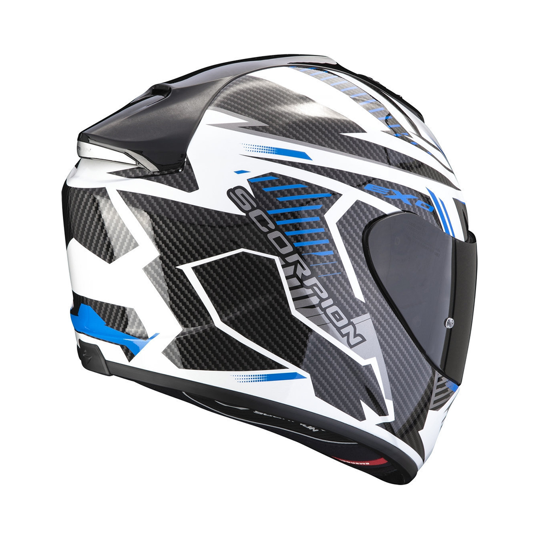 Helmet Scorpion EXO-1400 EVO Air SHELL White-Blue