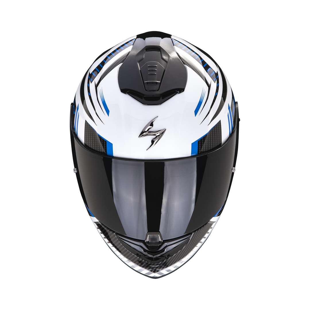 Helmet Scorpion EXO-1400 EVO Air SHELL White-Blue