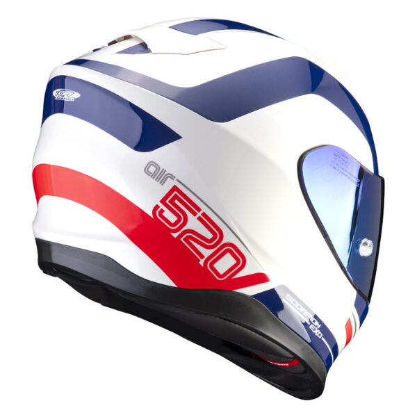 Helmet Scorpion EXO-520 AIR LE MANS White-Blue-Red