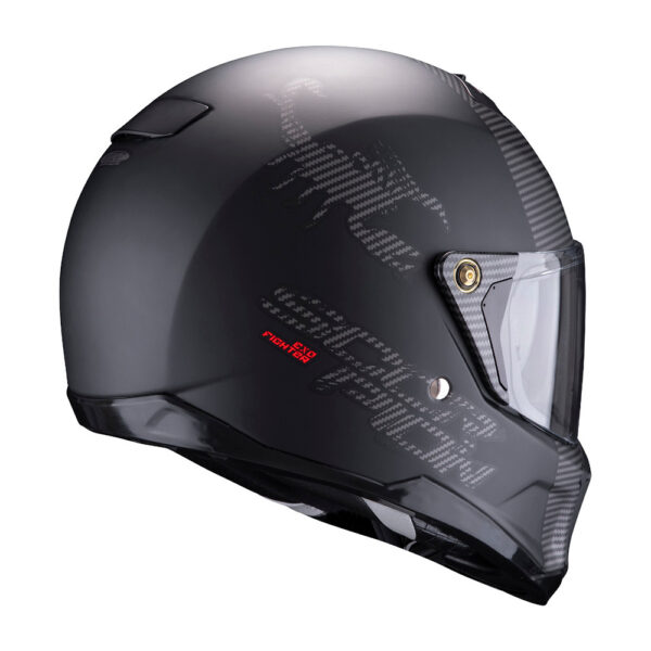 Helmet Scorpion EXO-HX1 HOSTIUM Matt Black-Silver