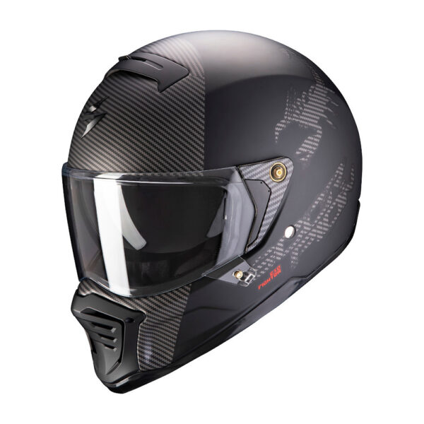 Helmet Scorpion EXO-HX1 HOSTIUM Matt Black-Silver