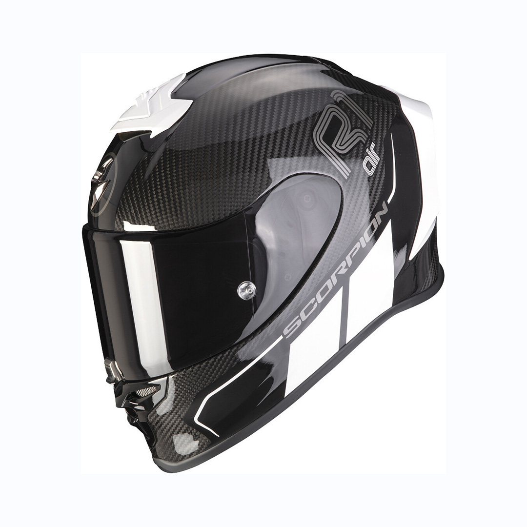 Helmet Scorpion EXO-R1 EVO Carbon Air CORPUS II - Black White