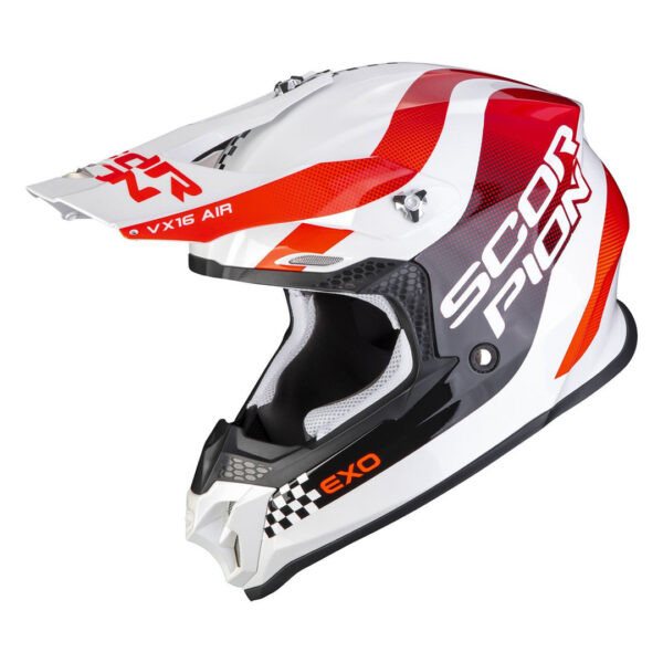 Helmet Scorpion VX-16 AIR SOUL White-Red