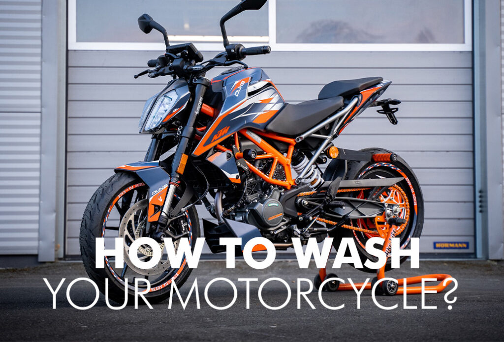 How to wash your motorcycle