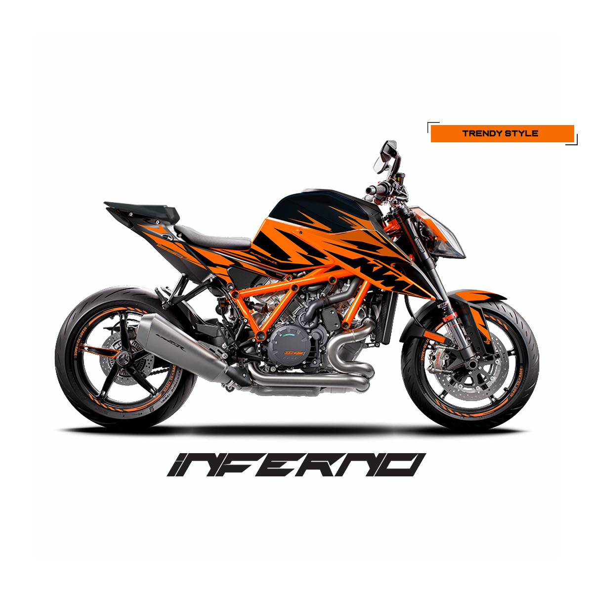 Sticker kit for KTM SUPER DUKE 1290 R / EVO MY 2020+ | INFERNO