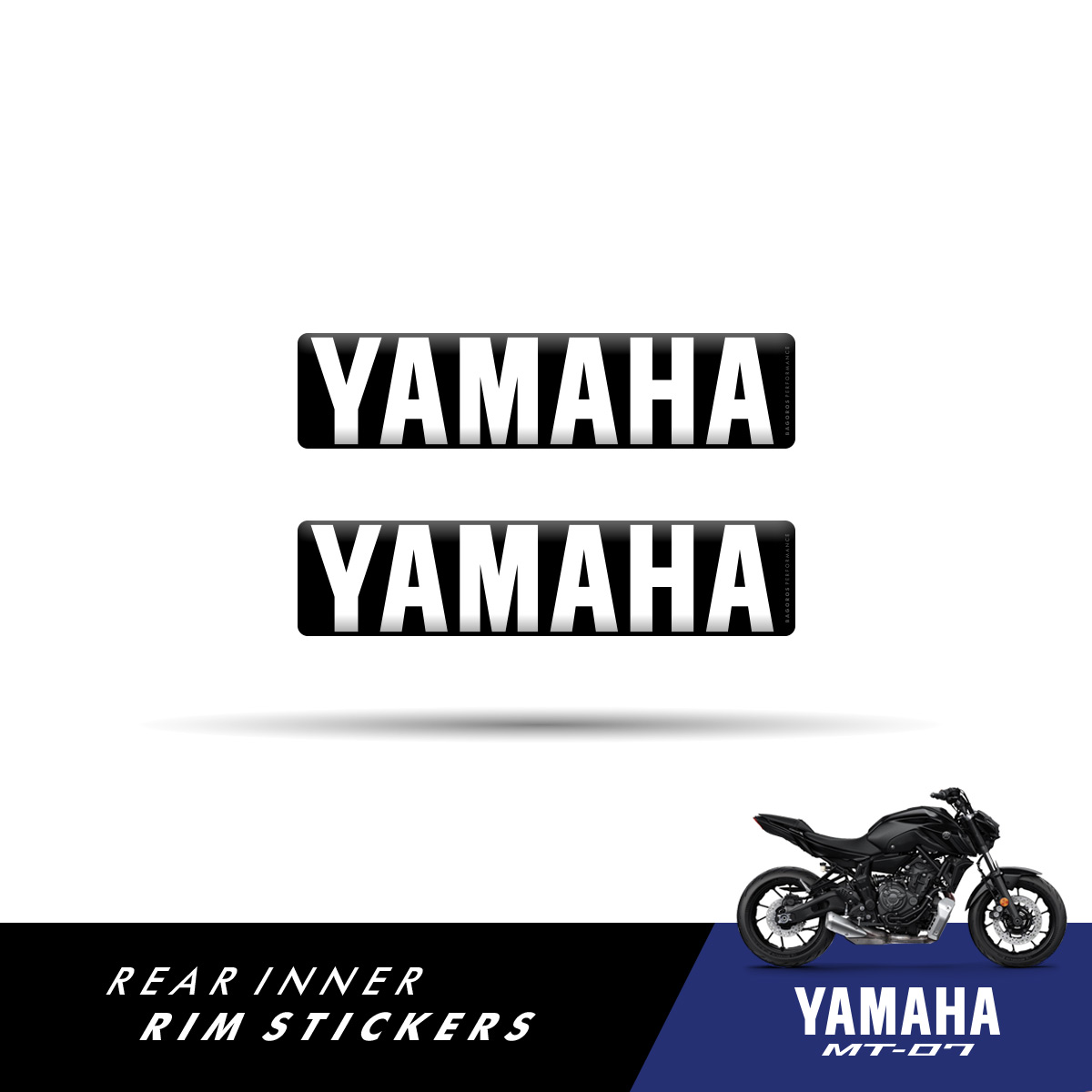 Rim stickers for YAMAHA MT 07