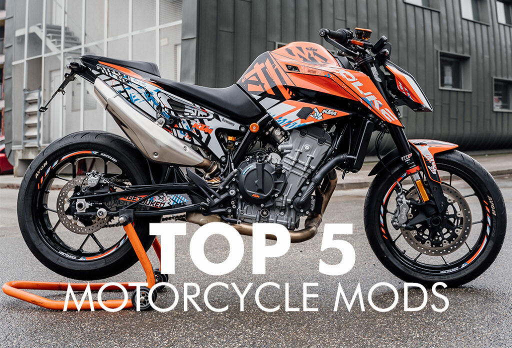 top 5 motorcycle mods